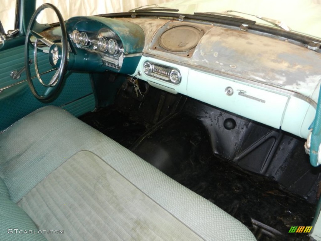 1958 Edsel Pacer 4 Door Sedan Light Green/Dark Green Dashboard Photo #70403172