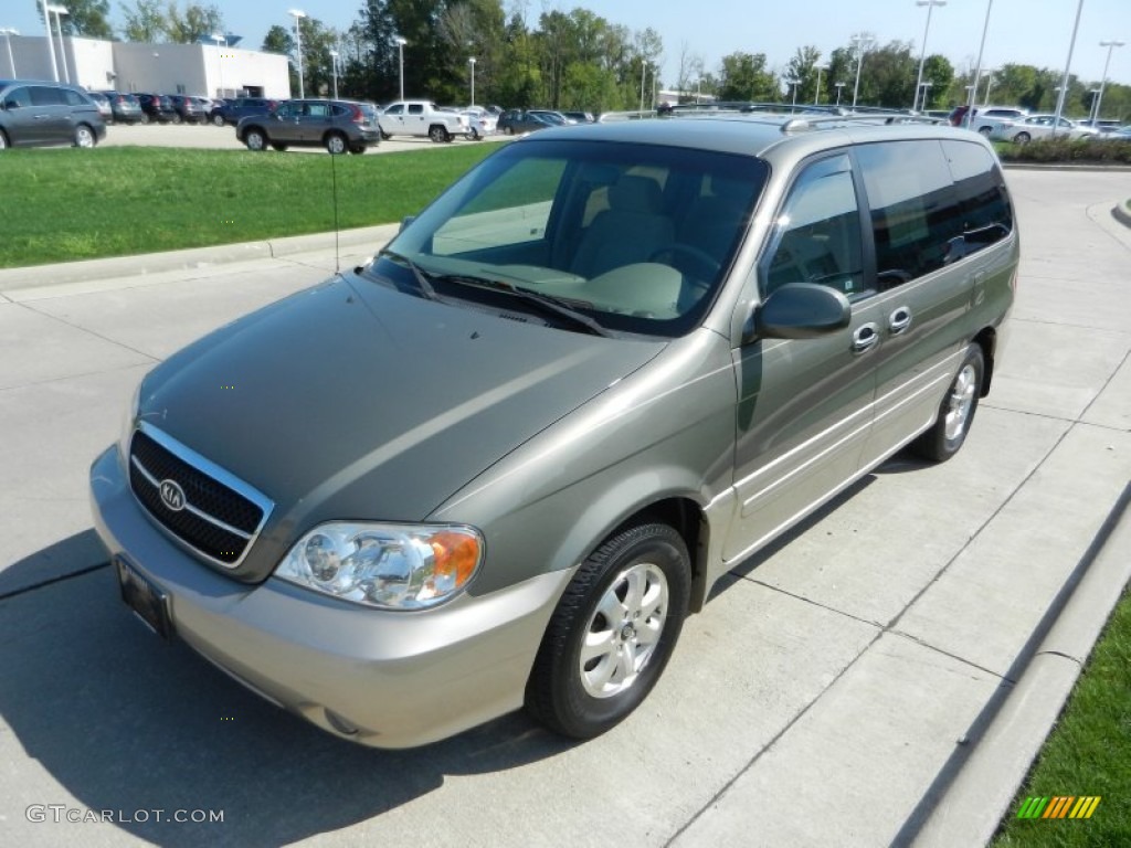 2005 Sedona EX - Sage Green Metallic / Beige photo #7