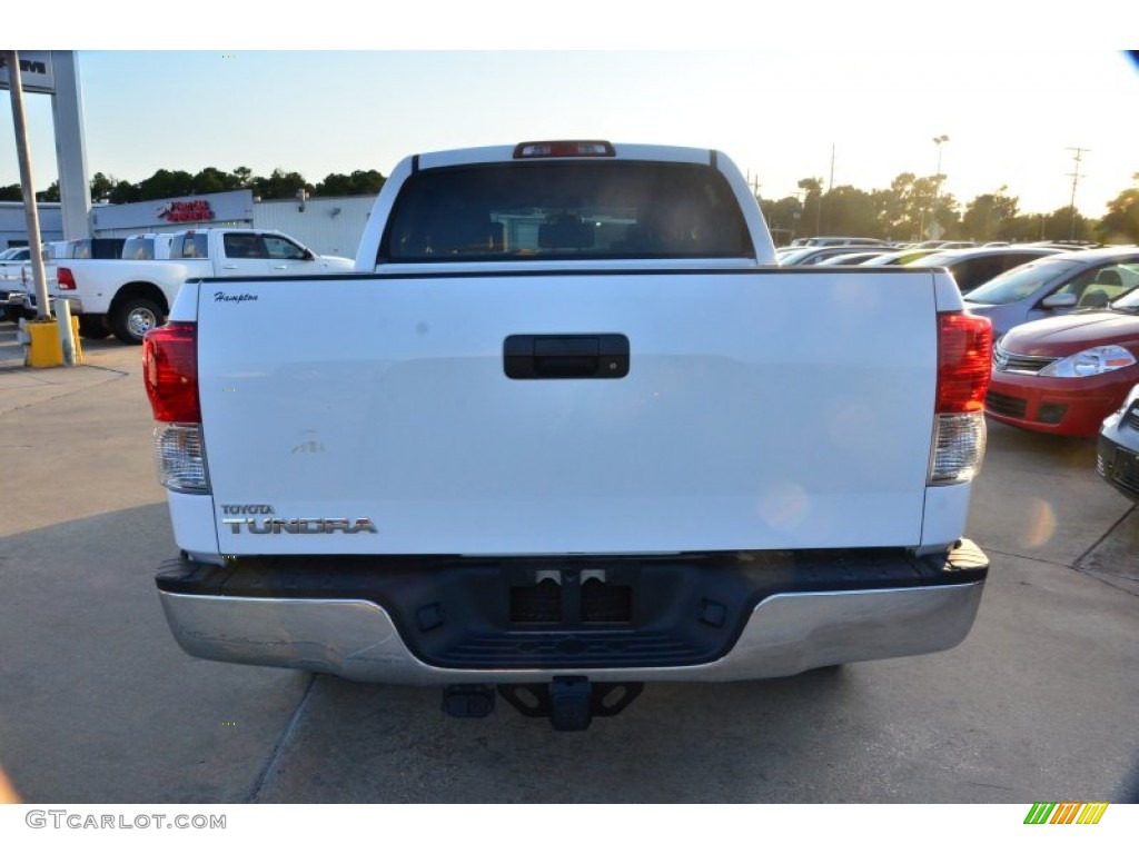 2010 Tundra CrewMax - Super White / Graphite Gray photo #4