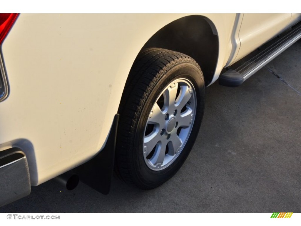 2010 Tundra CrewMax - Super White / Graphite Gray photo #7