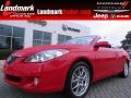 2006 Absolutely Red Toyota Solara SE V6 Convertible  photo #1