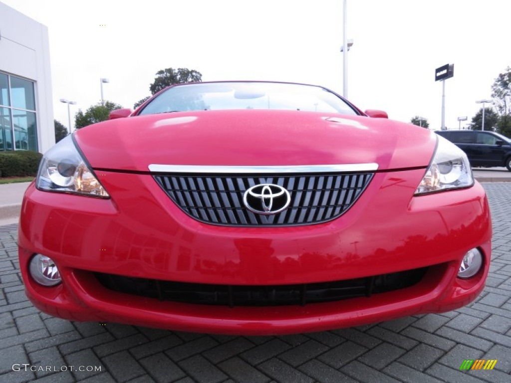 2006 Solara SE V6 Convertible - Absolutely Red / Charcoal photo #8