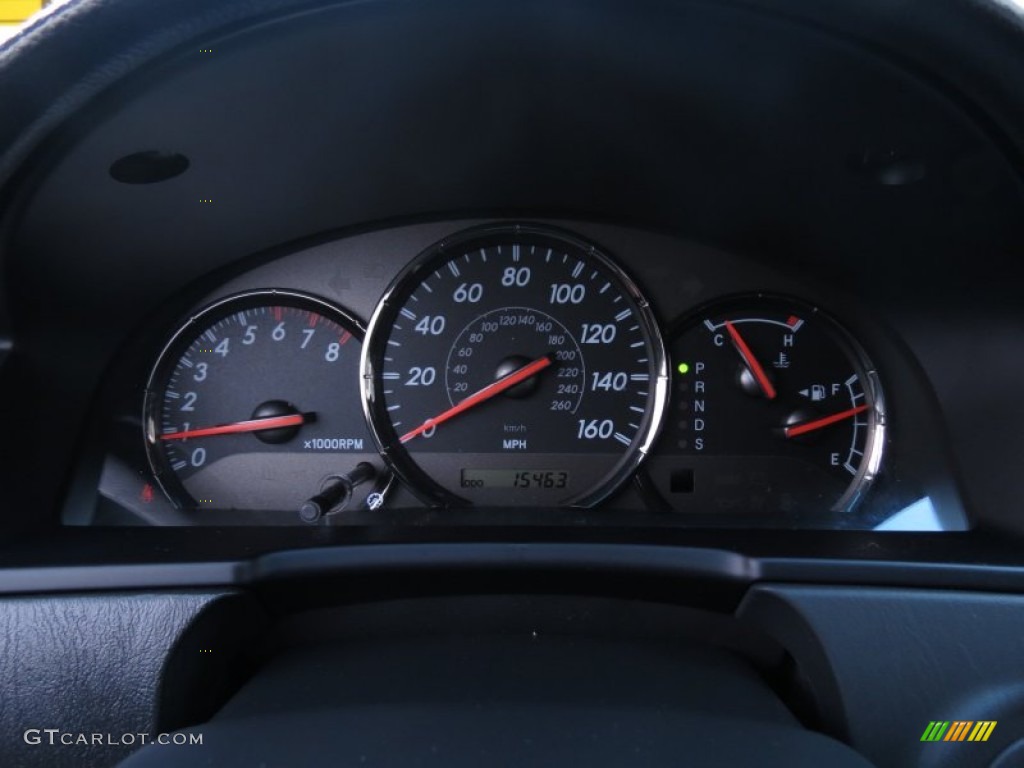 2006 Toyota Solara SE V6 Convertible Gauges Photos