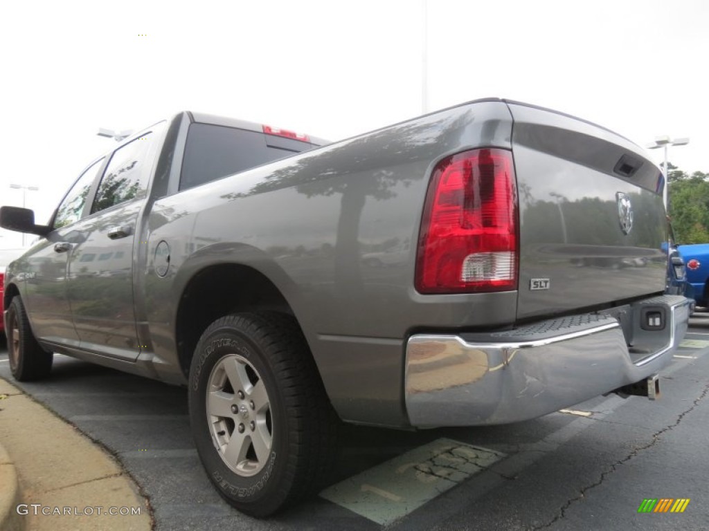 2010 Ram 1500 SLT Crew Cab - Mineral Gray Metallic / Dark Slate/Medium Graystone photo #2