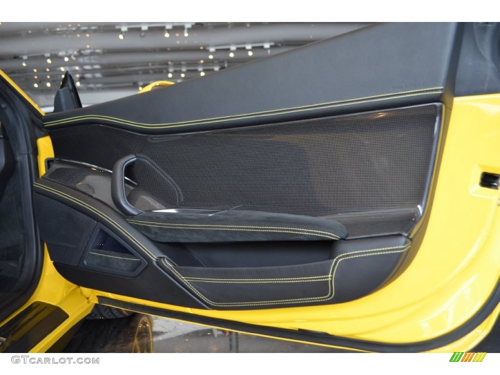 2010 Ferrari 458 Italia Charcoal Door Panel Photo #70408921
