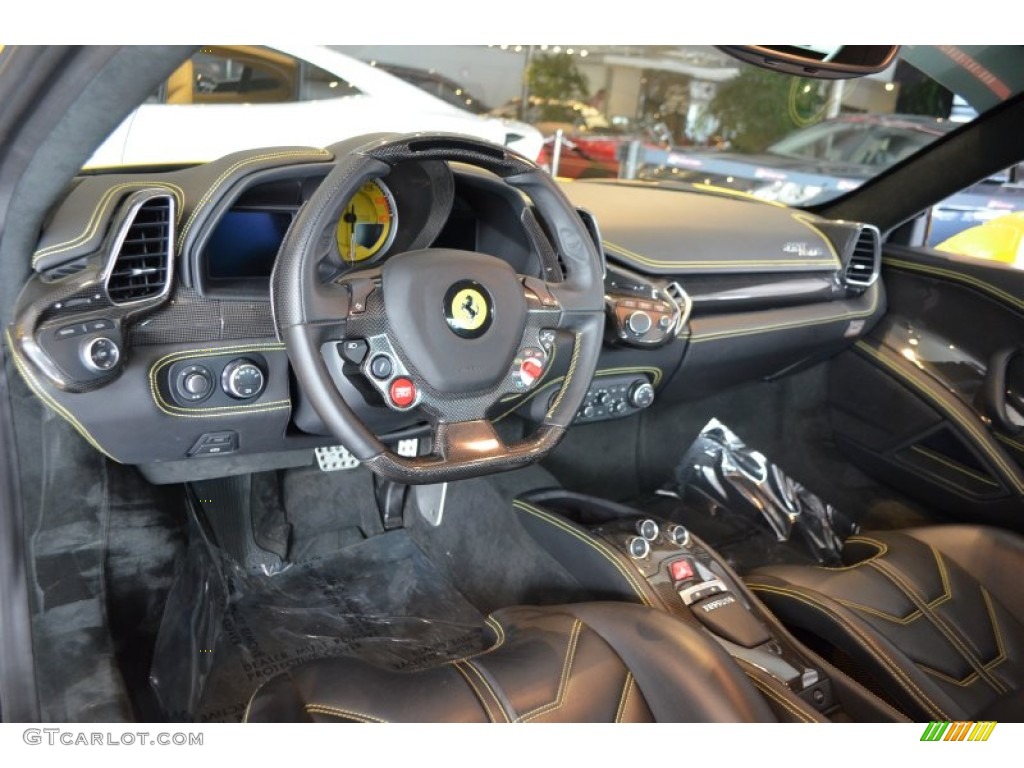Charcoal Interior 2010 Ferrari 458 Italia Photo #70408969