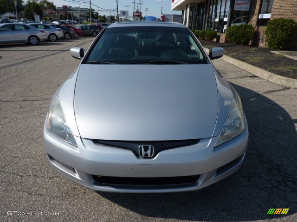 2003 Accord EX Coupe - Satin Silver Metallic / Black photo #2