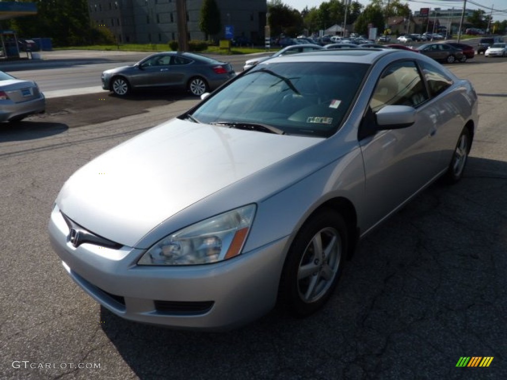 2003 Accord EX Coupe - Satin Silver Metallic / Black photo #3