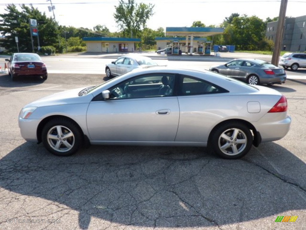 2003 Accord EX Coupe - Satin Silver Metallic / Black photo #4