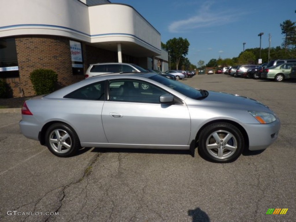 2003 Accord EX Coupe - Satin Silver Metallic / Black photo #8