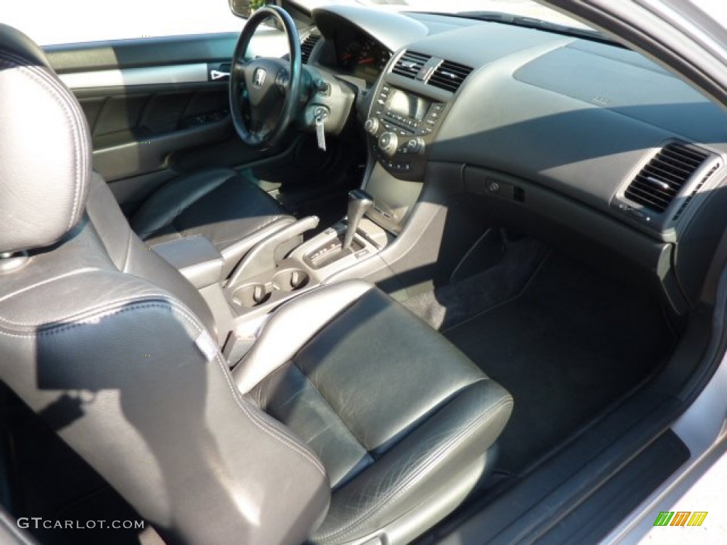 2003 Accord EX Coupe - Satin Silver Metallic / Black photo #10