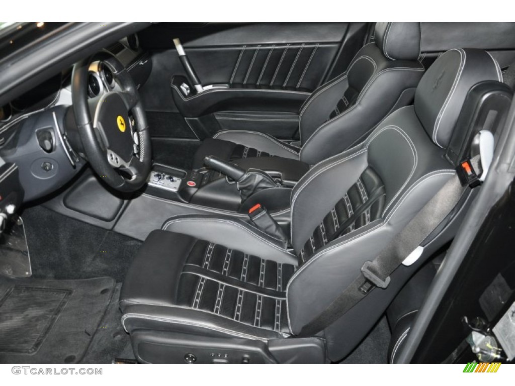 Nero Interior 2006 Ferrari 612 Scaglietti F1A Photo #70409085
