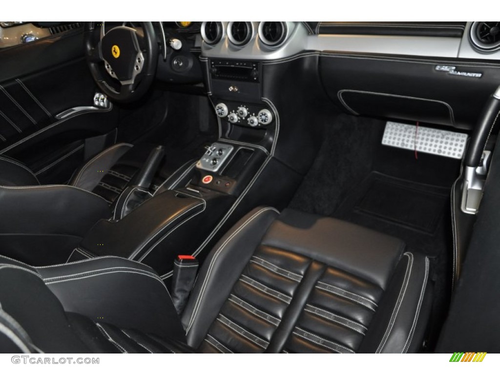 Nero Interior 2006 Ferrari 612 Scaglietti F1A Photo #70409167