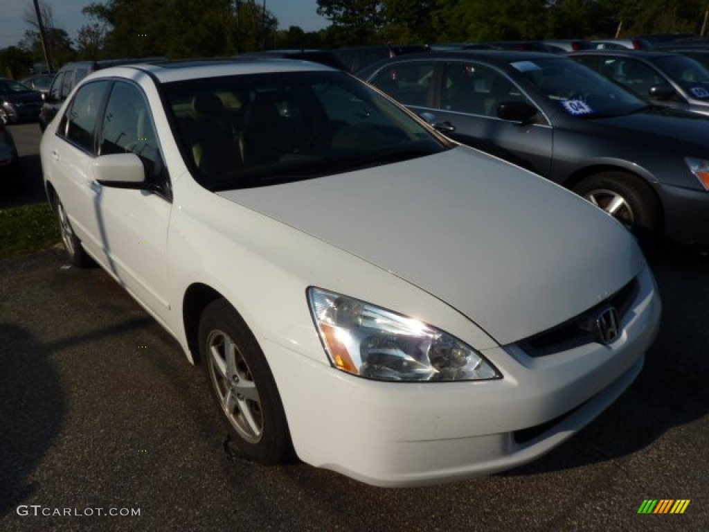 2003 Accord EX Sedan - Taffeta White / Ivory photo #1