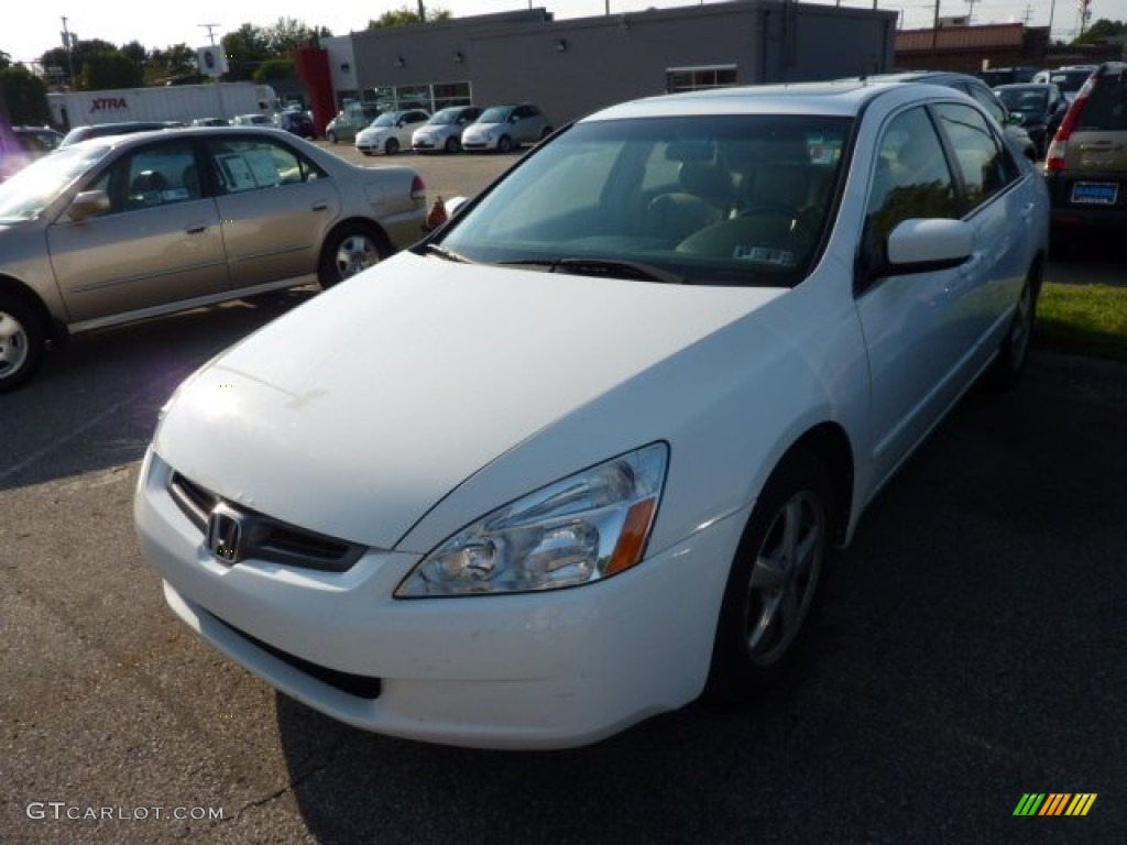 2003 Accord EX Sedan - Taffeta White / Ivory photo #3