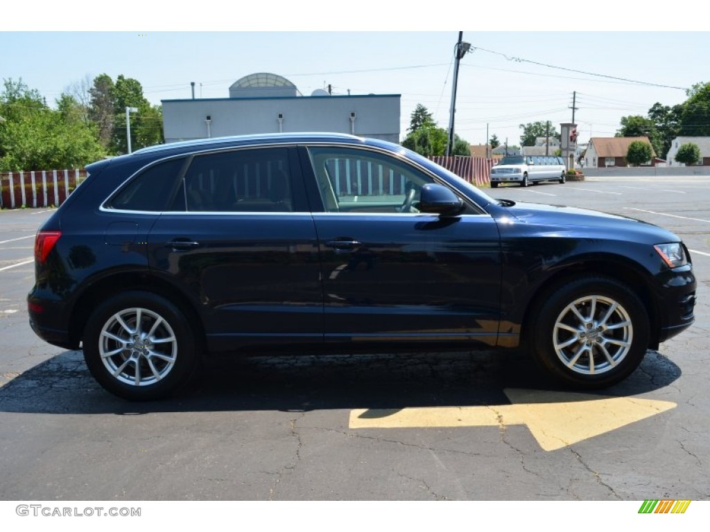 2009 Q5 3.2 Premium quattro - Deep Sea Blue Pearl Effect / Cardamom Beige photo #8
