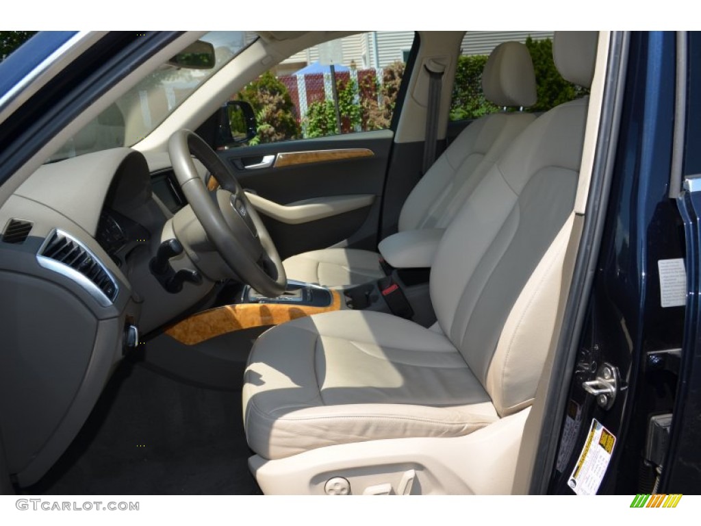 Cardamom Beige Interior 2009 Audi Q5 3.2 Premium quattro Photo #70410004