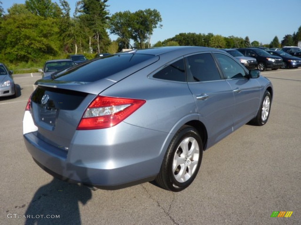 2010 Accord Crosstour EX-L 4WD - Glacier Blue Metallic / Black photo #7