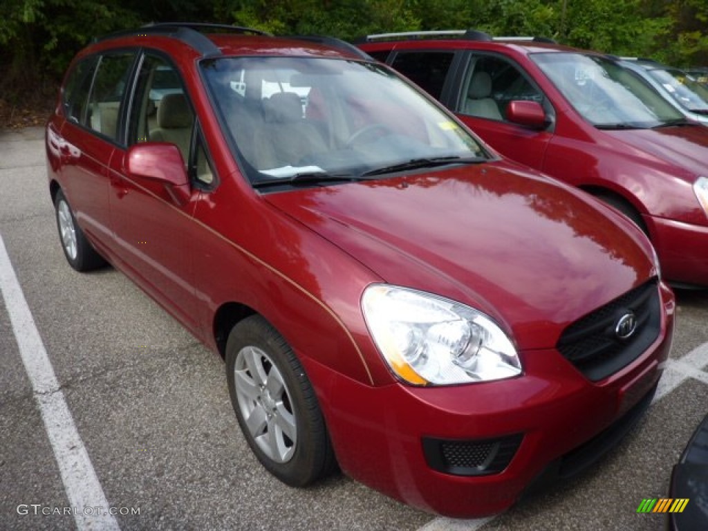 2008 Rondo LX - Volcanic Red / Beige photo #1