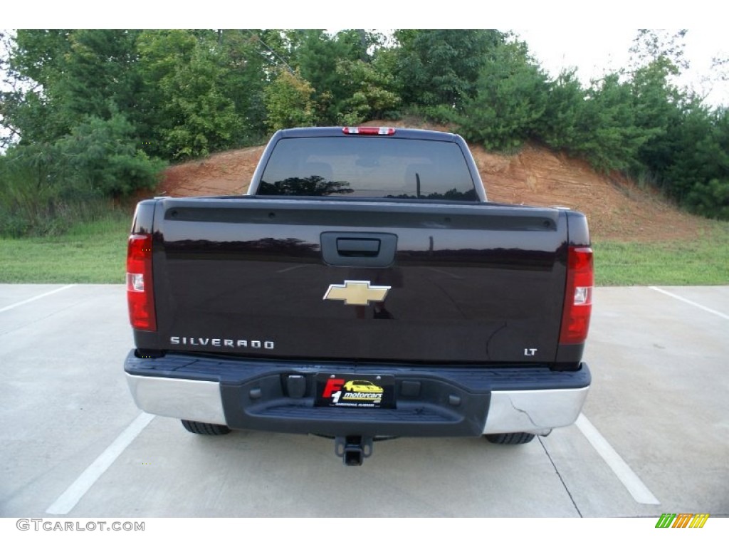 2008 Silverado 1500 LT Extended Cab - Dark Cherry Metallic / Ebony photo #6