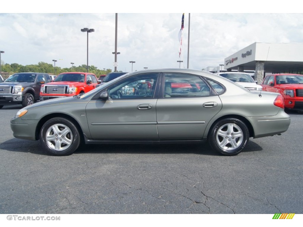 2001 Taurus SEL - Spruce Green Metallic / Medium Graphite photo #5