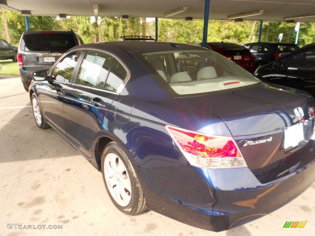 2009 Accord EX-L Sedan - Belize Blue Pearl / Gray photo #2