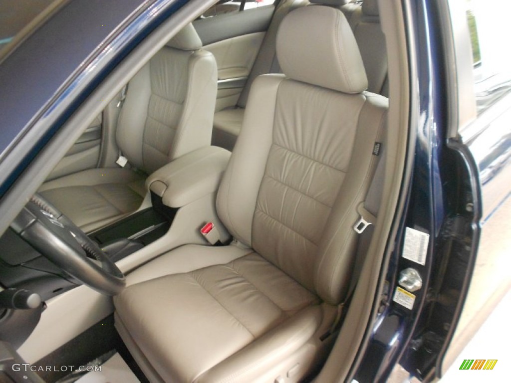 2009 Accord EX-L Sedan - Belize Blue Pearl / Gray photo #6