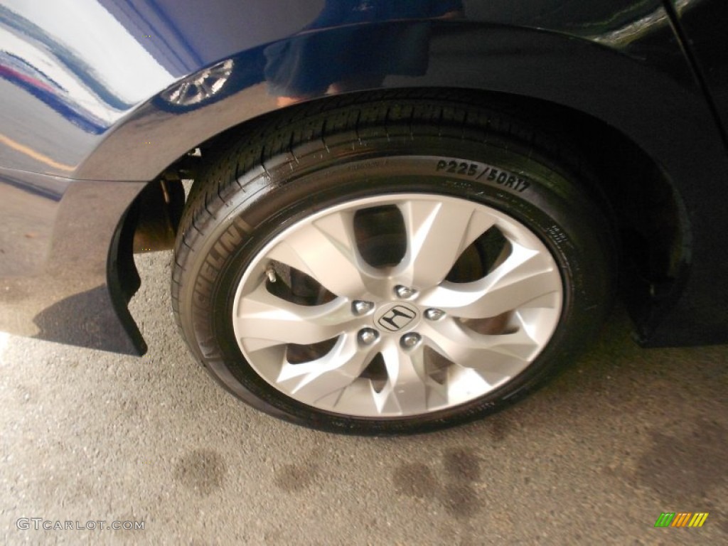 2009 Accord EX-L Sedan - Belize Blue Pearl / Gray photo #12