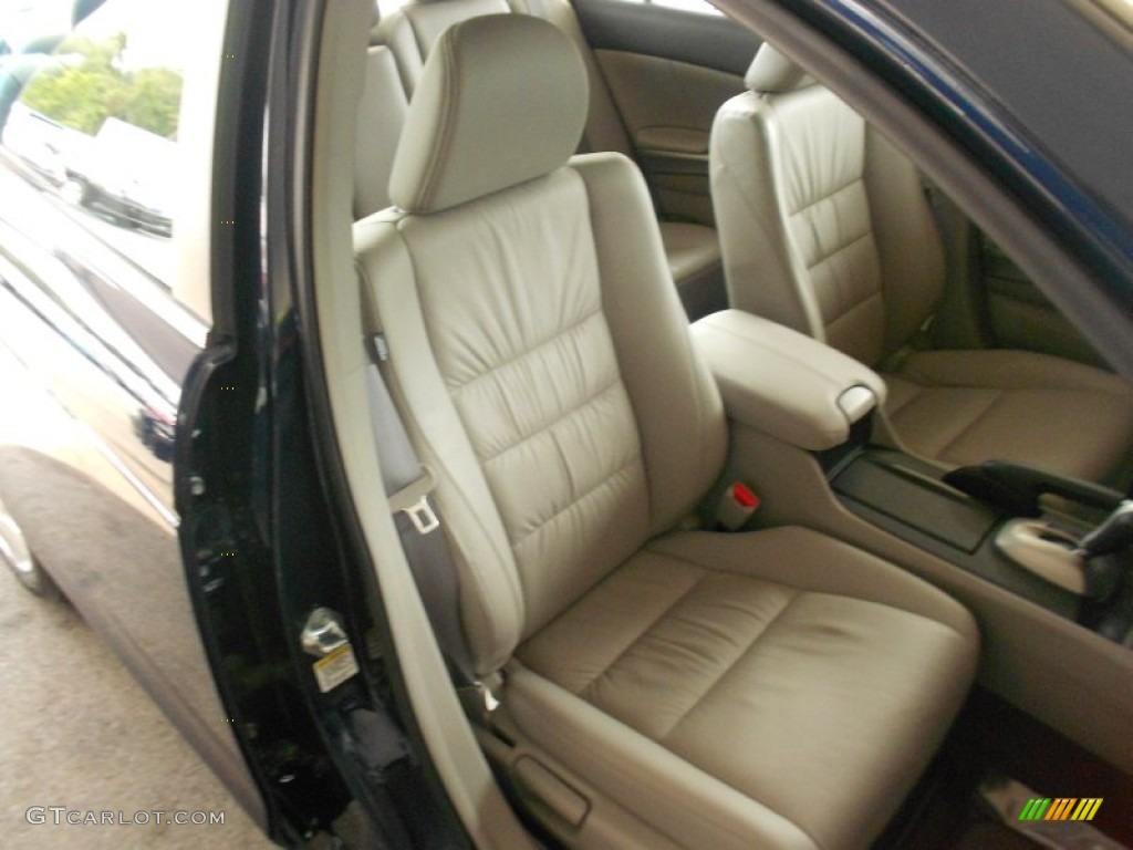 2009 Accord EX-L Sedan - Belize Blue Pearl / Gray photo #14