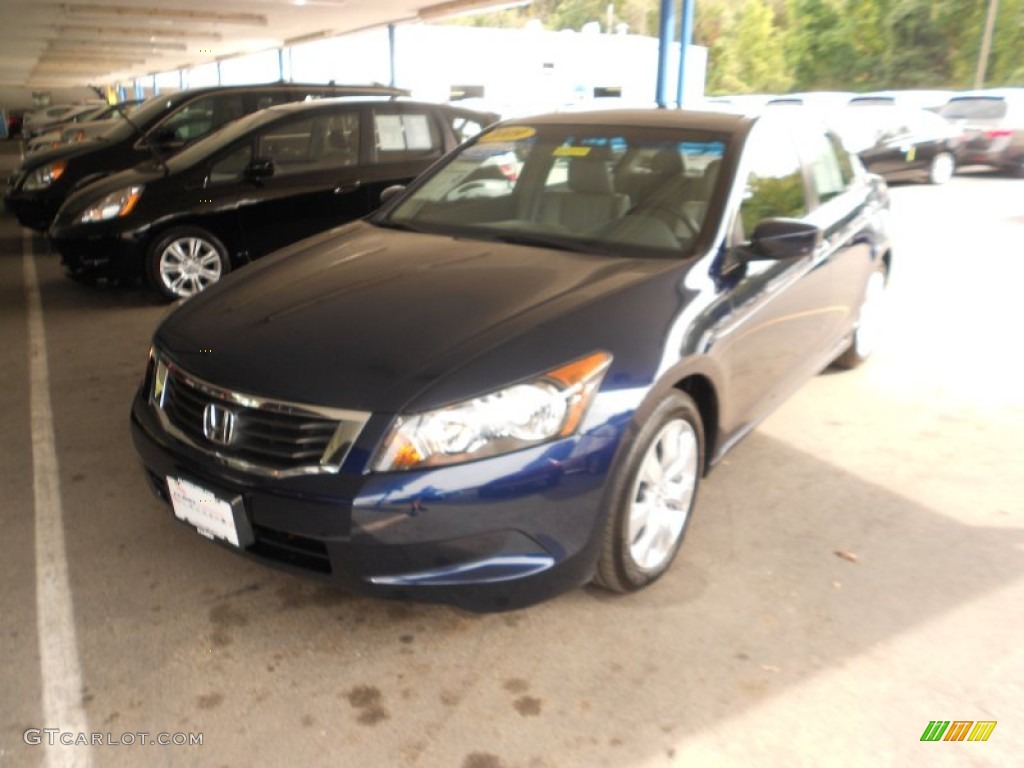 2009 Accord EX-L Sedan - Belize Blue Pearl / Gray photo #28