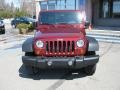 2007 Red Rock Crystal Pearl Jeep Wrangler Unlimited X 4x4  photo #2