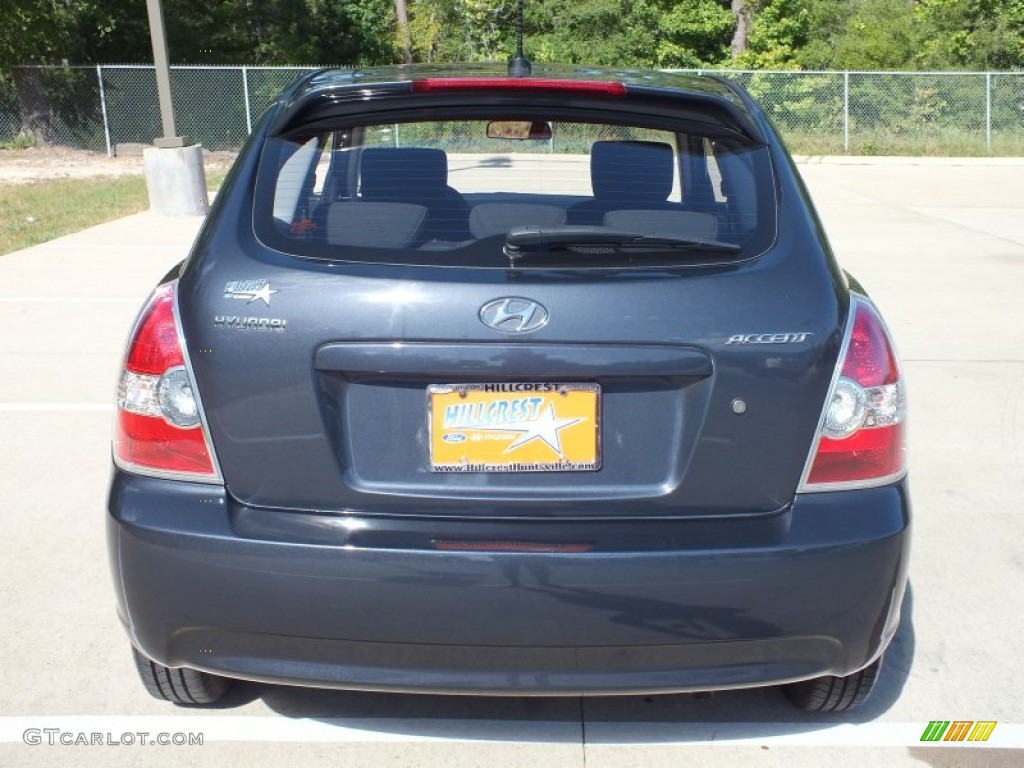2011 Accent GS 3 Door - Charcoal Gray / Black photo #6