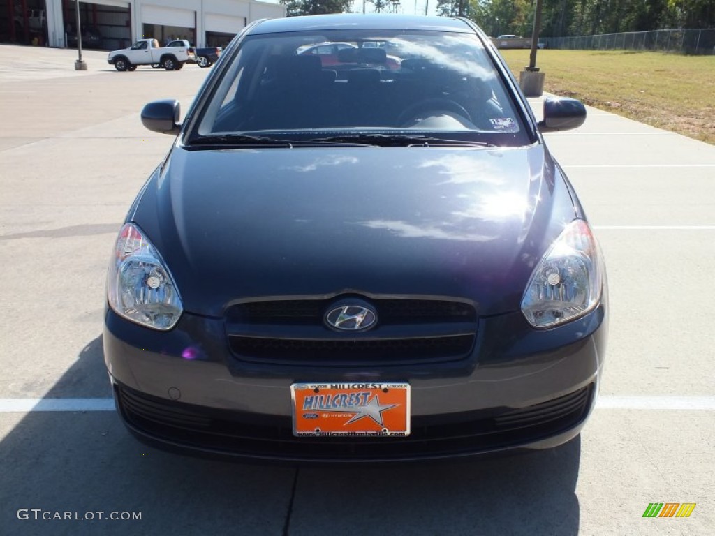 2011 Accent GS 3 Door - Charcoal Gray / Black photo #10