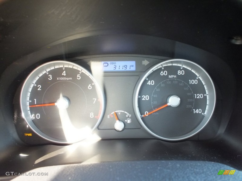 2011 Accent GS 3 Door - Charcoal Gray / Black photo #18