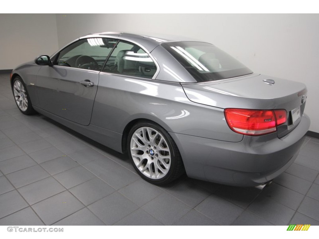 2009 3 Series 328i Convertible - Space Grey Metallic / Cream Beige Dakota Leather photo #5