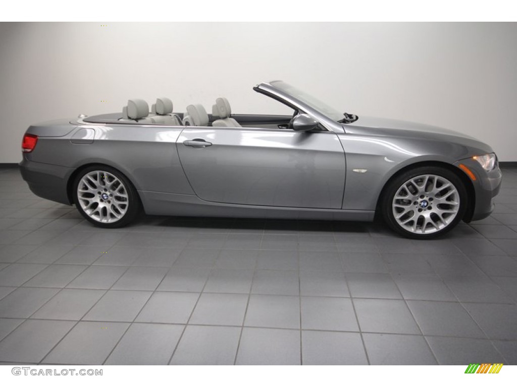 2009 3 Series 328i Convertible - Space Grey Metallic / Cream Beige Dakota Leather photo #7