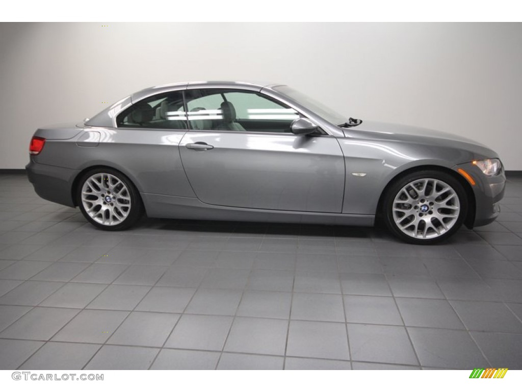 2009 3 Series 328i Convertible - Space Grey Metallic / Cream Beige Dakota Leather photo #8