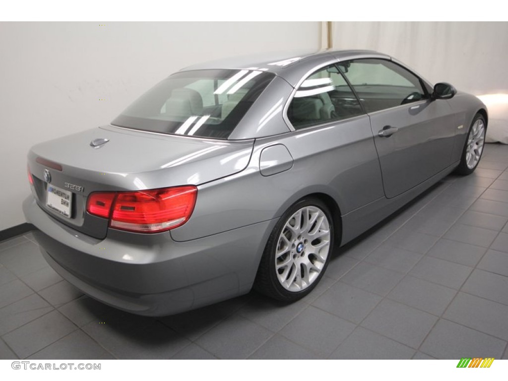 2009 3 Series 328i Convertible - Space Grey Metallic / Cream Beige Dakota Leather photo #11