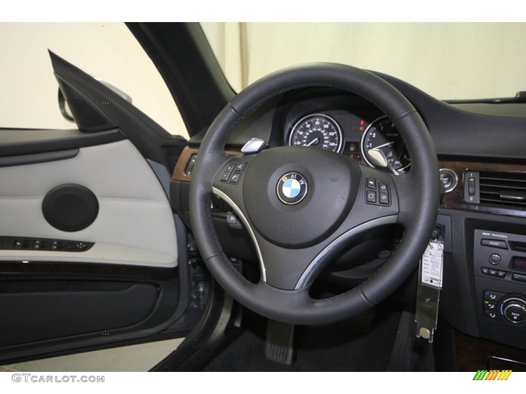 2009 3 Series 328i Convertible - Space Grey Metallic / Cream Beige Dakota Leather photo #28
