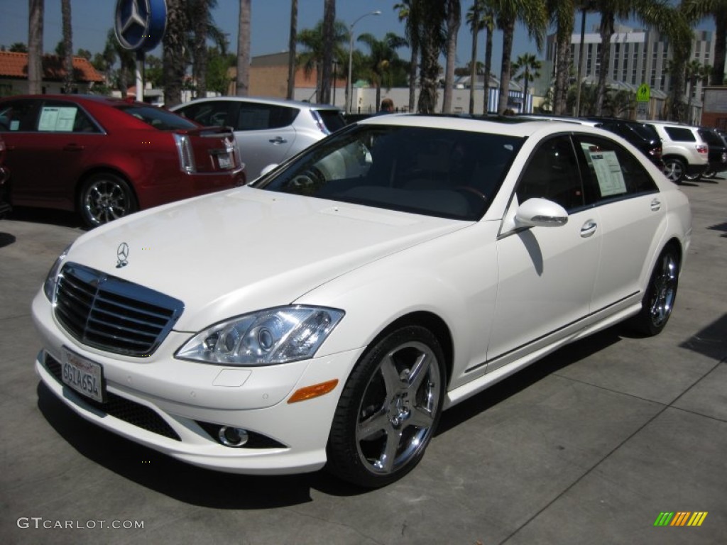 2009 S 550 Sedan - designo Mystic White / Black/Savanna photo #5