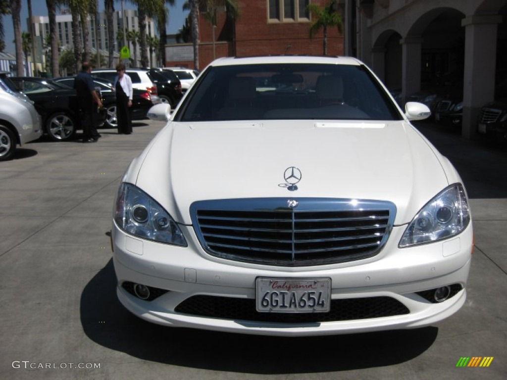 2009 S 550 Sedan - designo Mystic White / Black/Savanna photo #6