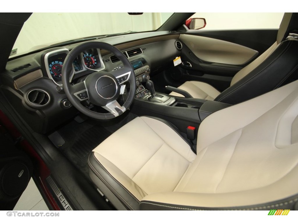 Beige Interior 2010 Chevrolet Camaro SS/RS Coupe Photo #70418080