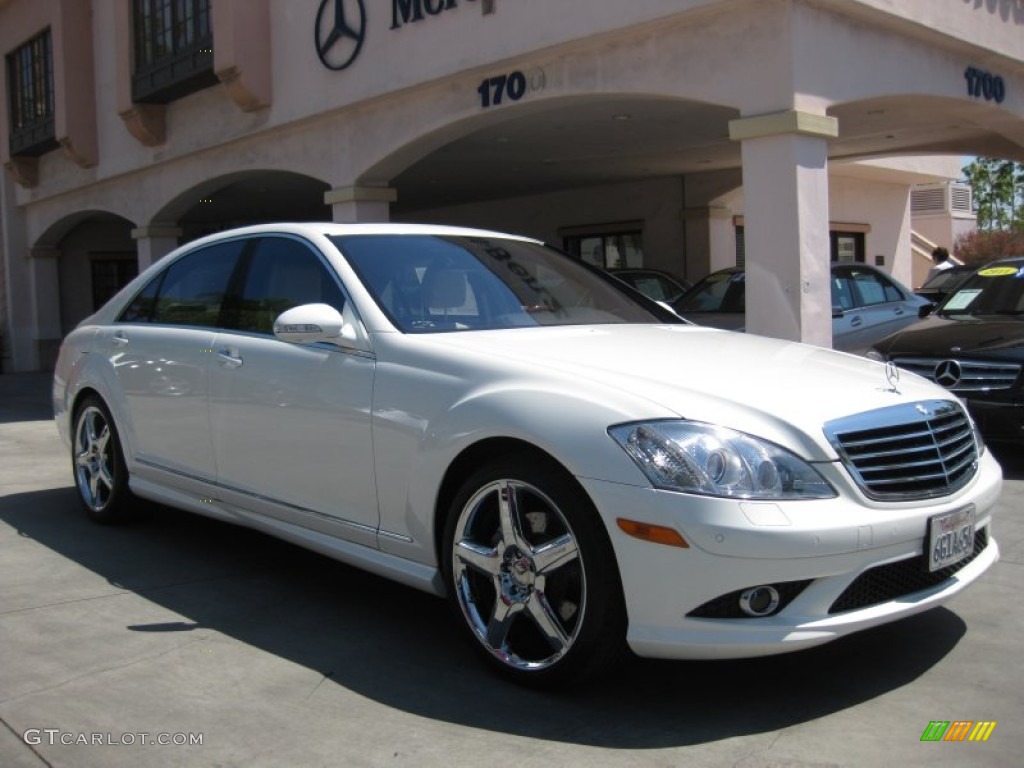 2009 S 550 Sedan - designo Mystic White / Black/Savanna photo #24