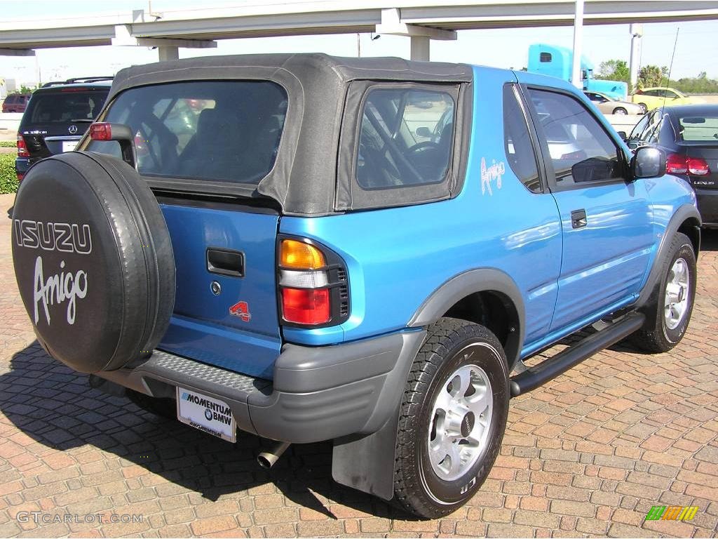 1998 Amigo S V6 4WD - Caprice Blue Pearl Metallic / Gray photo #13
