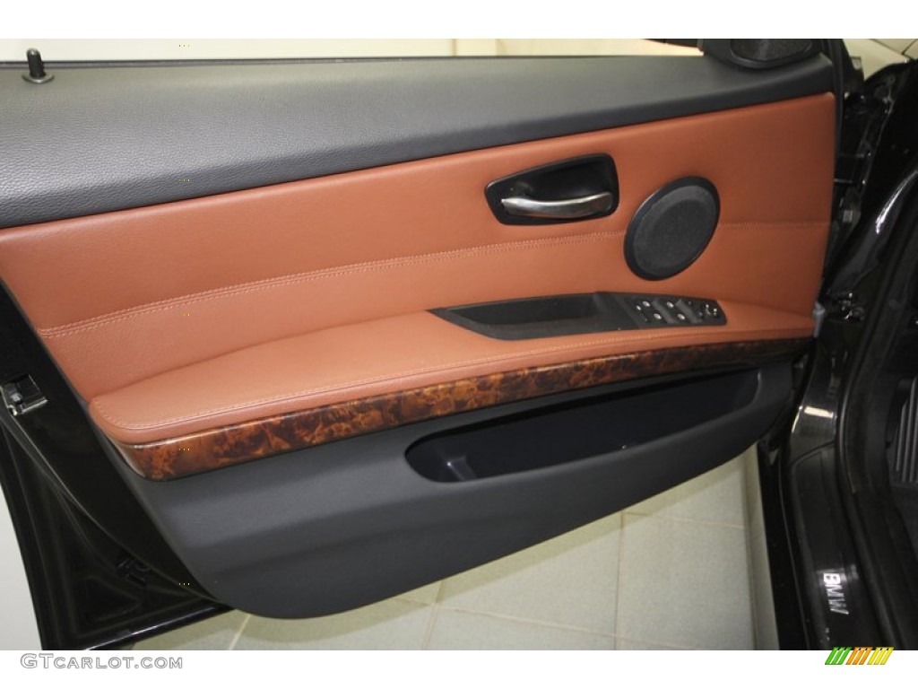 2008 3 Series 328i Sedan - Black Sapphire Metallic / Saddle Brown/Black photo #15