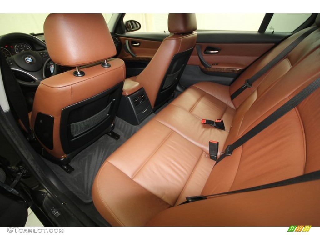2008 3 Series 328i Sedan - Black Sapphire Metallic / Saddle Brown/Black photo #26