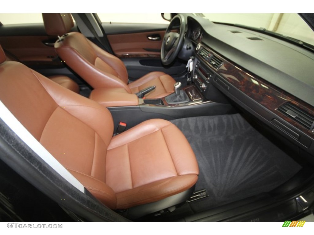 2008 3 Series 328i Sedan - Black Sapphire Metallic / Saddle Brown/Black photo #34