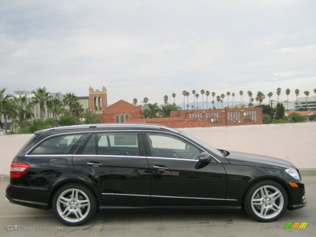 Black 2013 Mercedes-Benz E 350 4Matic Wagon Exterior Photo #70419682