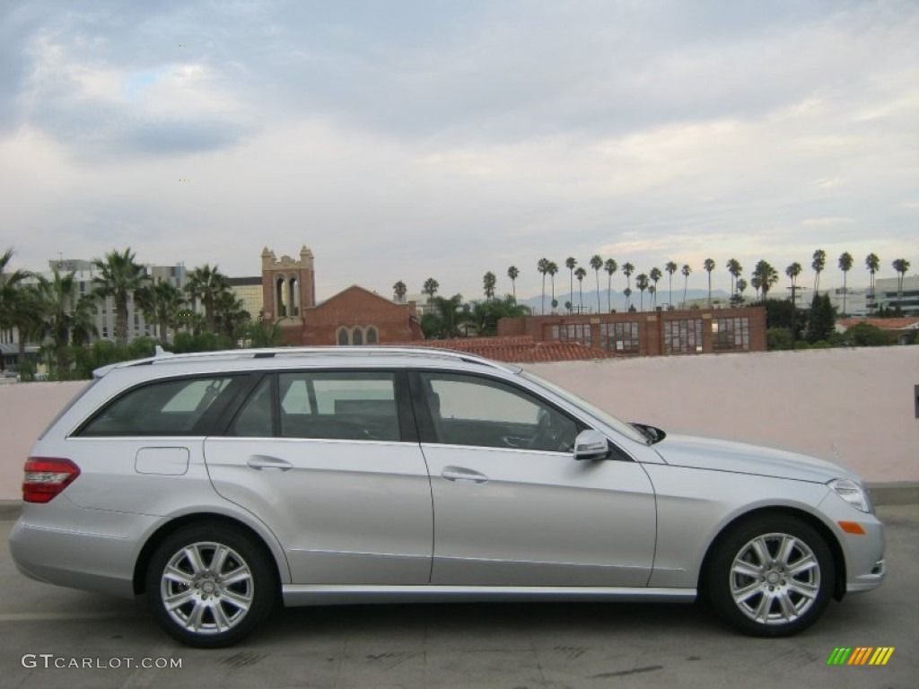Iridium Silver Metallic 2013 Mercedes-Benz E 350 4Matic Wagon Exterior Photo #70419775