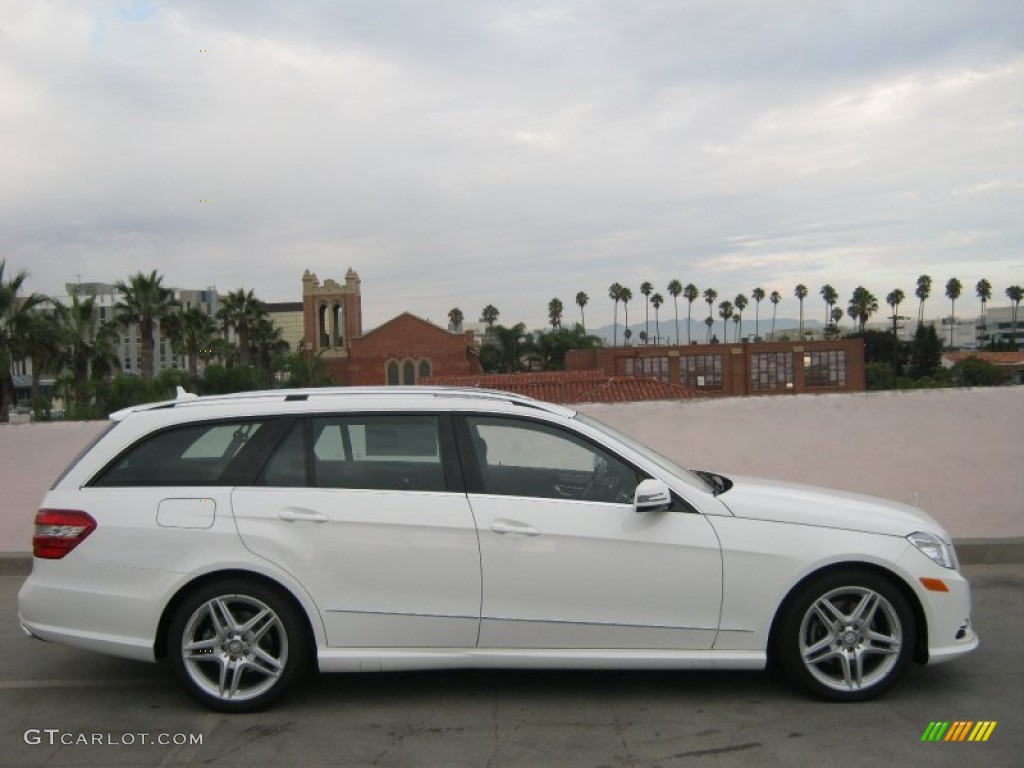 Polar White 2013 Mercedes-Benz E 350 4Matic Wagon Exterior Photo #70419874